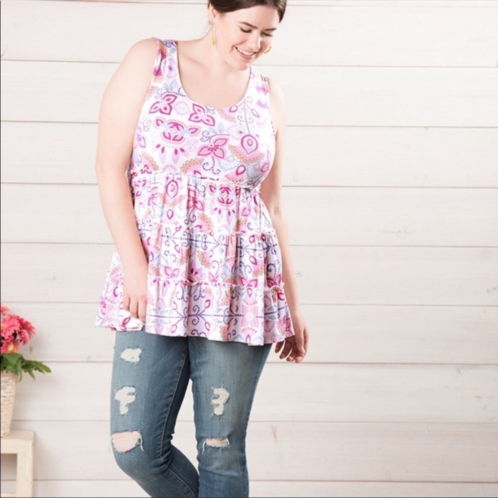 Matilda Jane Breathe Deeply Tank size medium - Picture 2 of 7
